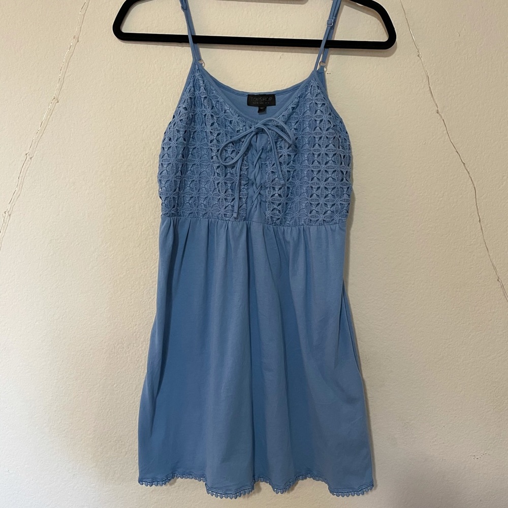 Topshop Blue Dress